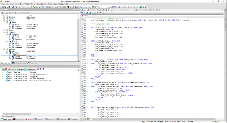 PLC programmatie